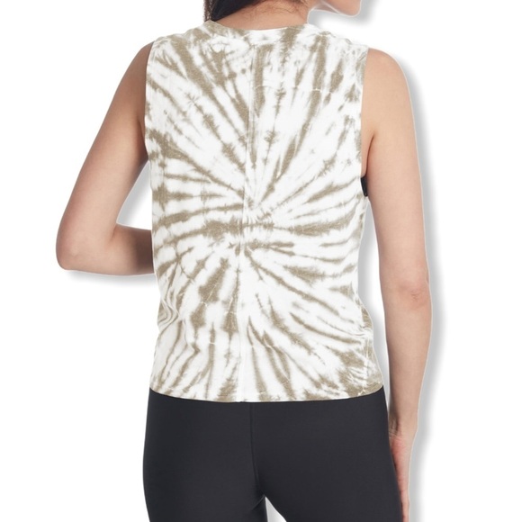Sage Collective Tan and White (Dune) Tie-Dye Tank - Picture 2 of 9